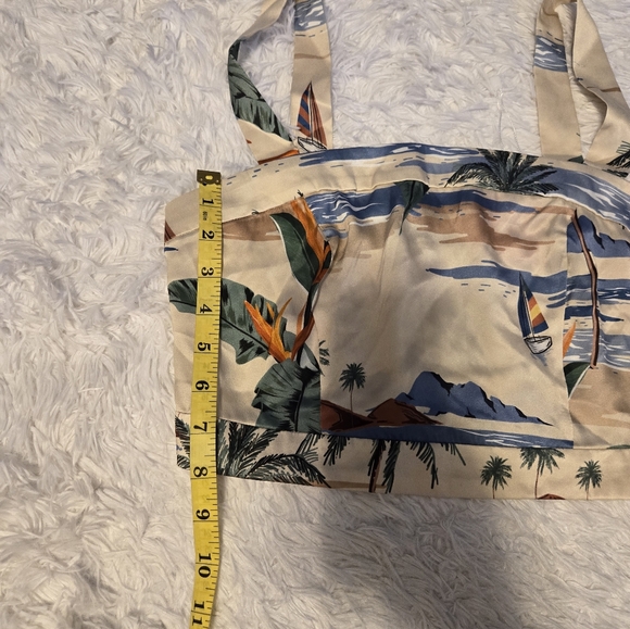 NWT The Games We Play Set Top/Pants Paradise Size XS Color Beige/Green - Picture 11 of 13